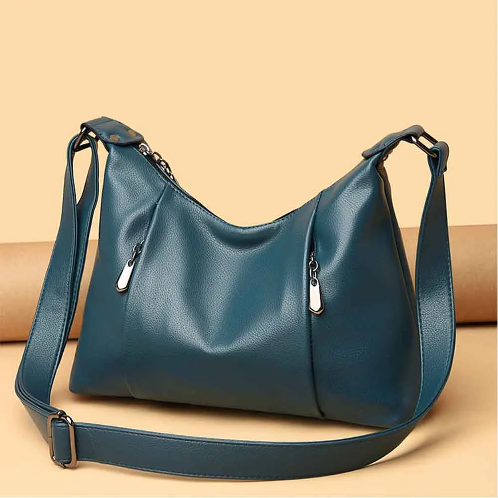 

Fashion Women Handbag Crossbody Shoulder Purses Luxury Soft Genuine Leather Messenger Mommy Bag Tote 2022 New Balck Sac A Main