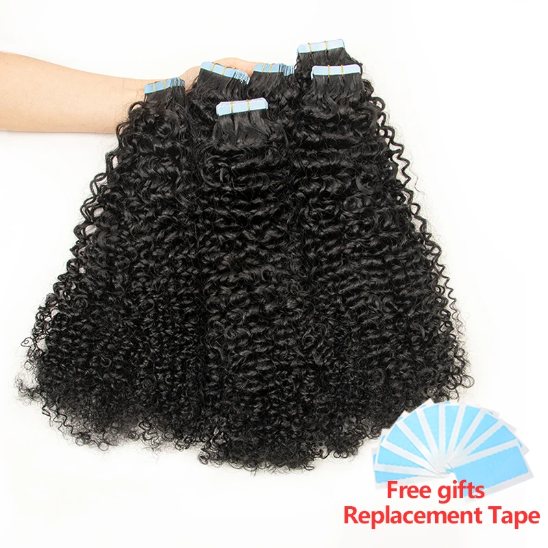 кудрявые накладные человеческие волосы