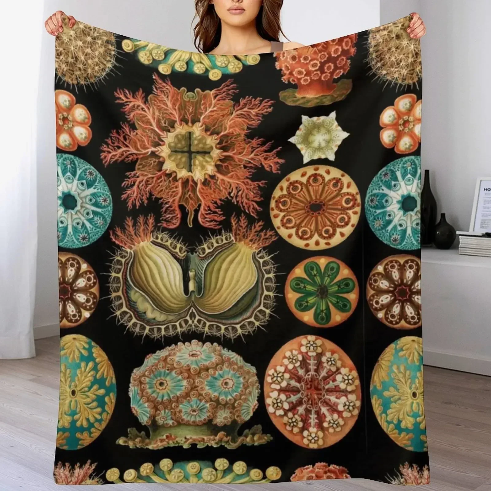 Одеяло в клетку летнее мягкое