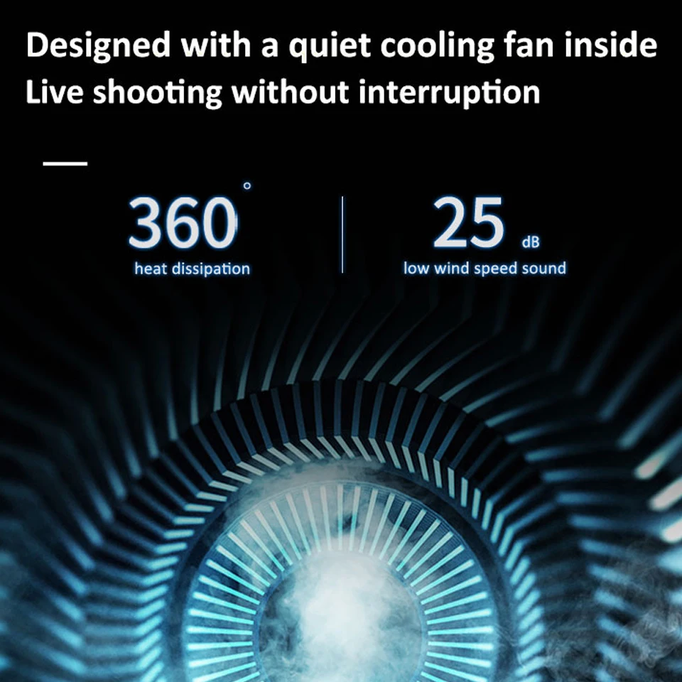Светодиодный светильник Lishuai COOLCAM 200D 5600k