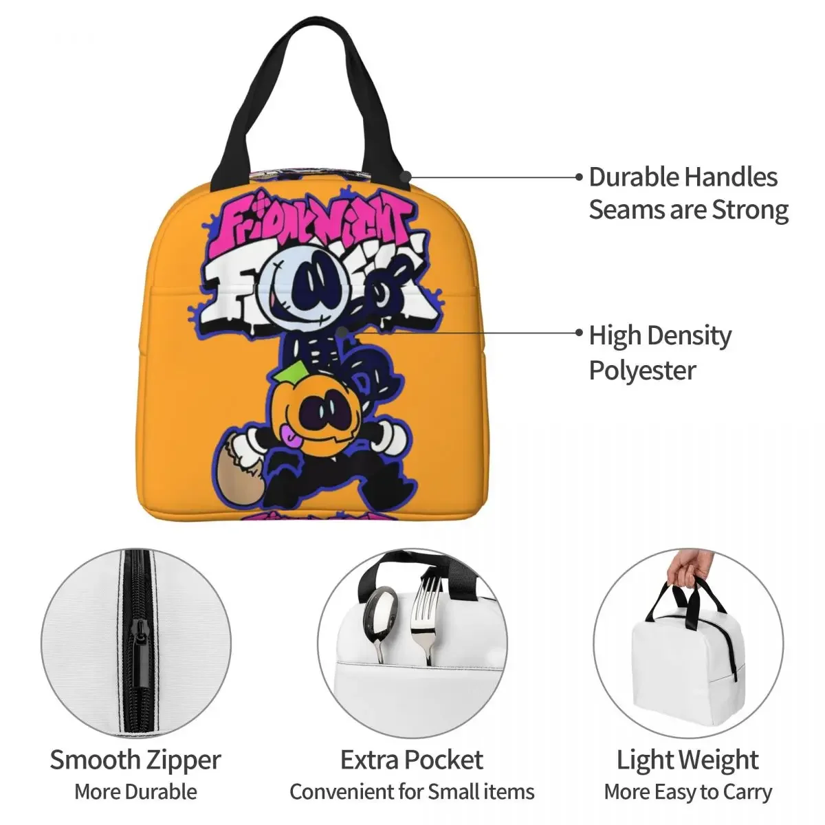 Сумка-тоут многоразовая Нескользящая с насосом для обедов мужчин и женщин