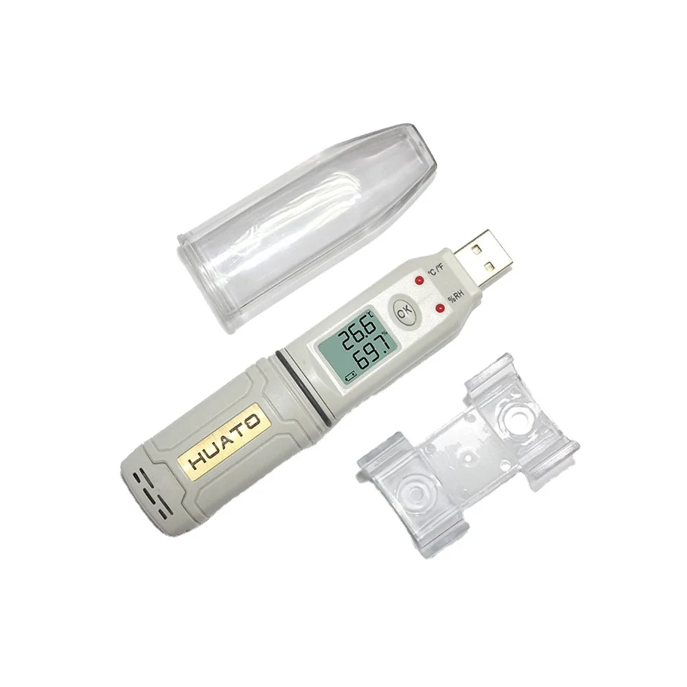

HUATO HE174 Temperature USB Data Logger Temperature Measurement Range -30~+70C(0~100%RH)