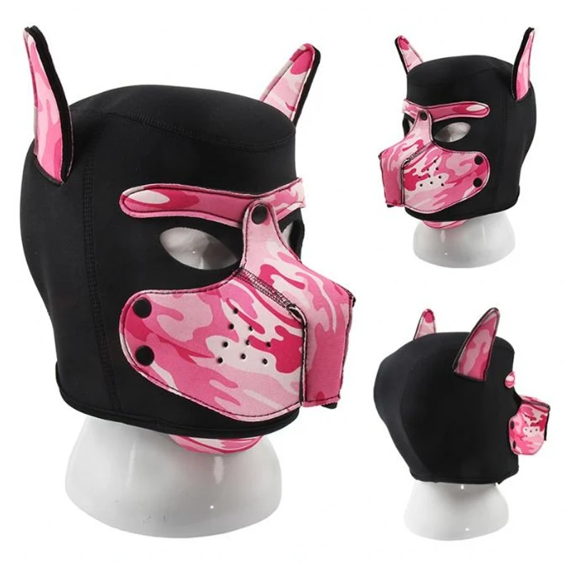 

New adult sex toys SM alternative toy role-playing flirting dog head mask headgear sex training supplies cos dressing up path