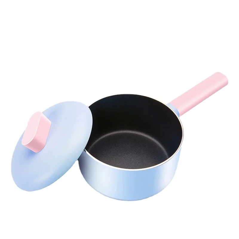 Midea Household Baby Milk Pot Baby Food Pot Non-Stick Pan Small Soup Pot Milk Pot Milk Pot Gas Stove Induction Cooker Suitable