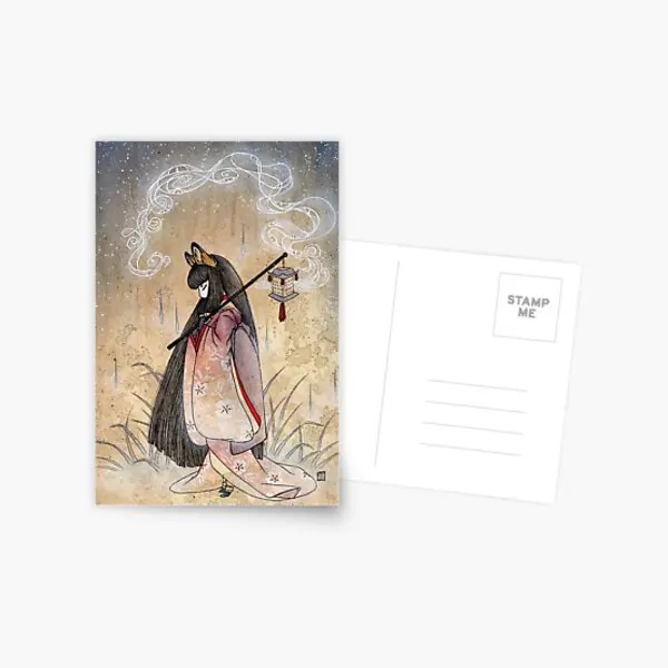 

Плохие мысли, китайская лиса, Yokai, открытка, Декор, современный простой мультяшный ХУМ, фотография, память о жизни, эстетический альбом, подар...