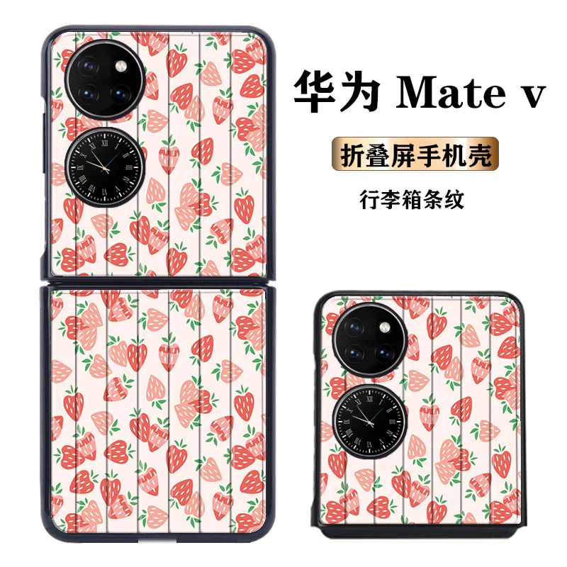 

Чехол для Huawei Mate V, Карманный чехол для Huawei P50, защитный чехол для багажа с бабочкой и цветами