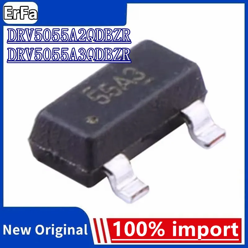 

5pcs 100% New DRV5055A3QDBZR 55A3 DRV5055A2QDBZR 55A2 SOT-23 chip