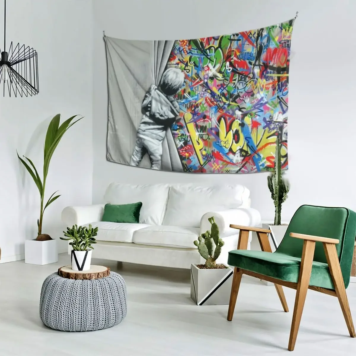 Гобелен Behind the Curtain - Martin Whatson (Wynwood Walls Edition)