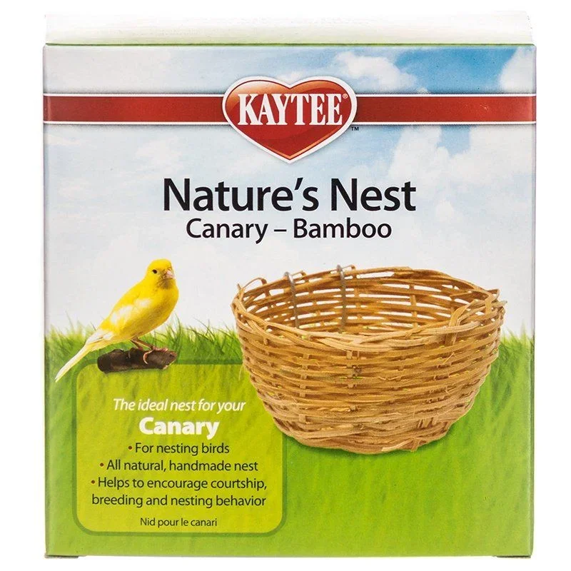 Kaytee Nature's Nest Bamboo Nest - Canary