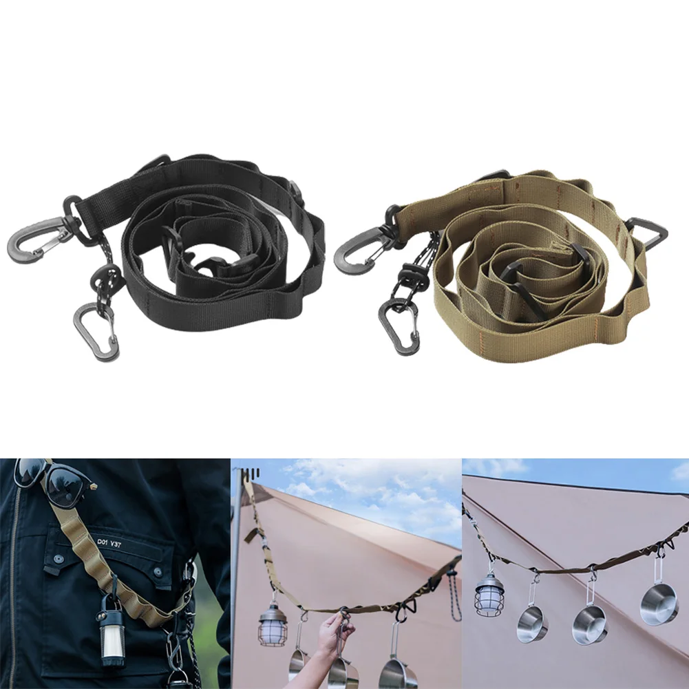 

24 Holes Outdoor Camping Hiking Lanyard Tent Canopy Hang Lanyard Shoulder Rope Cord For Outdoor Camping Hiking Accessories