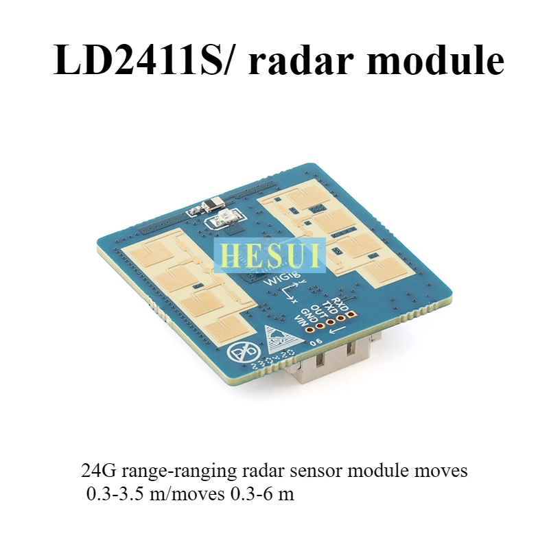 Оригинальный модуль датчика радара с дальностью измерения определяет