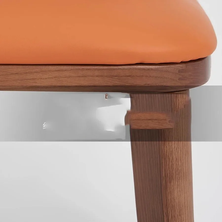 Северная Европа Обеденный стул из ясеня для домашнего использования Спинка