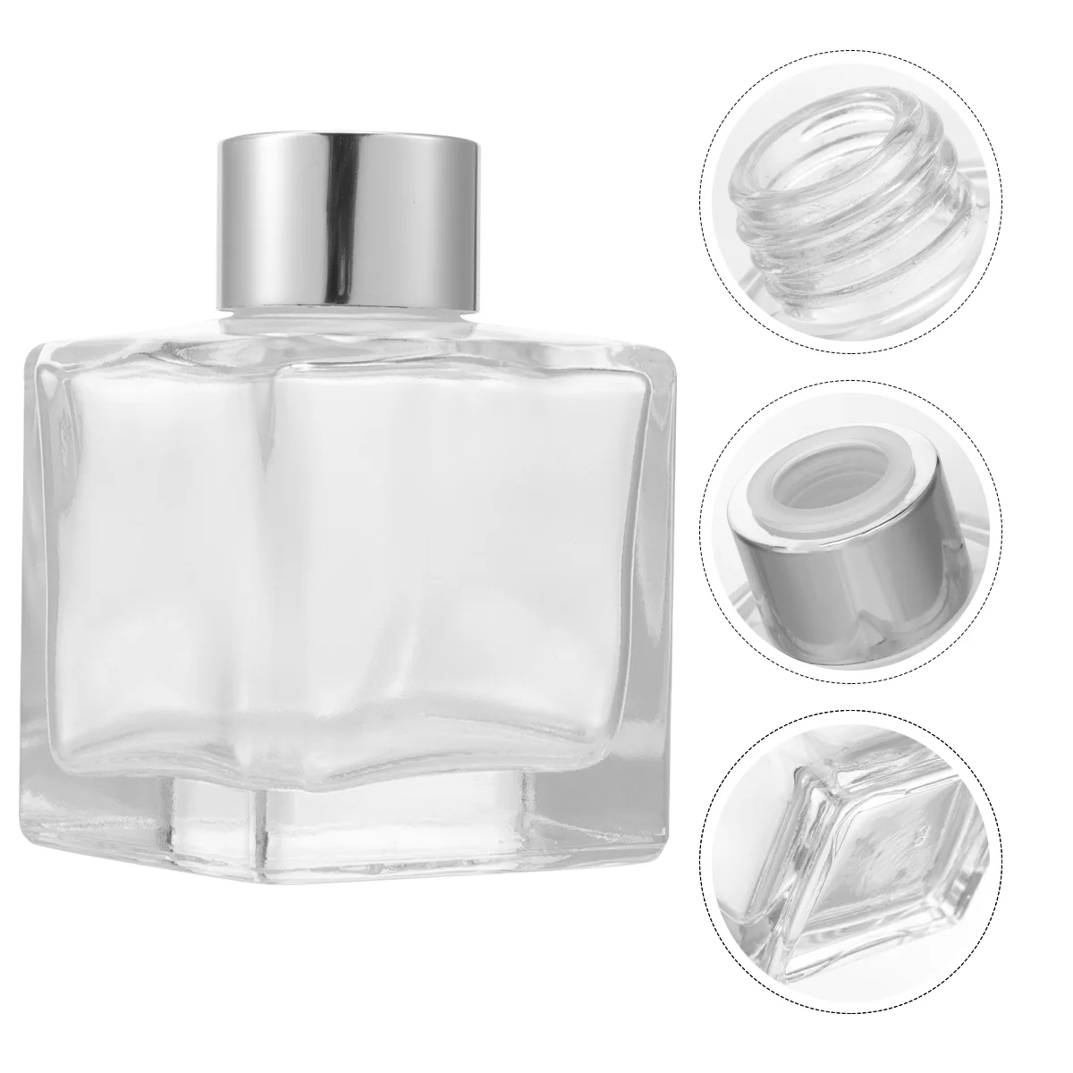 

Bottles Diffuserbottle Empty Reedcontainer Refillable Organizer​ Essential Cap Vintage Sticks Oil Diffusers Oils Jars Fragrance