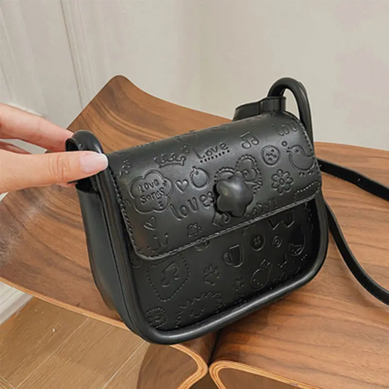2022 Women's Fashion New Small Square Bag Simple Sweet All-match Messenger Bag Storage Handbag