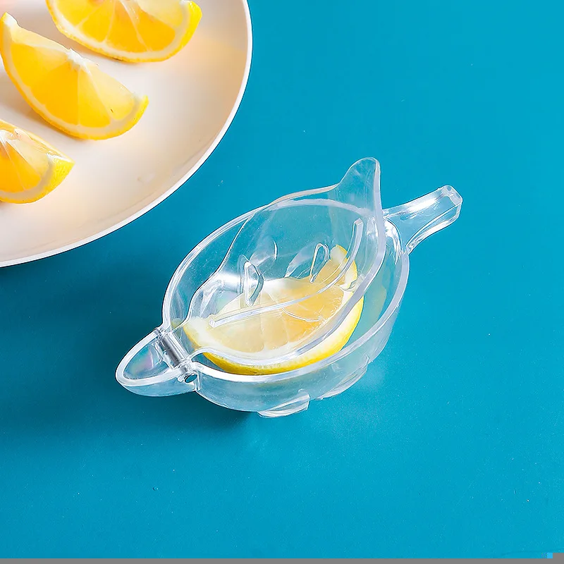 

2023 Acrylic Lemon Squeezer Hand Held Lemon Juicer Boat Shape Manual Orange Citrus Press Juicer Squeeze Kitchen Tools