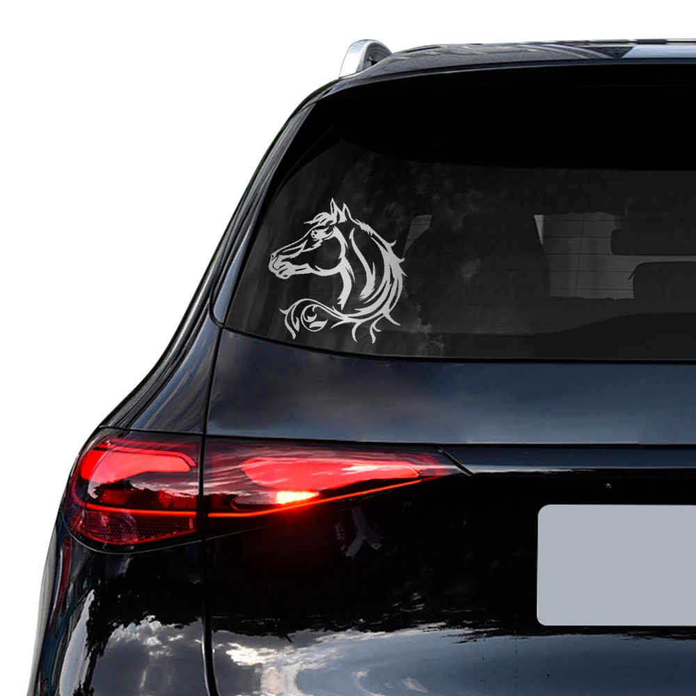 Наклейка в виде головы лошади декоративная наклейка для автомобиля мотоцикла