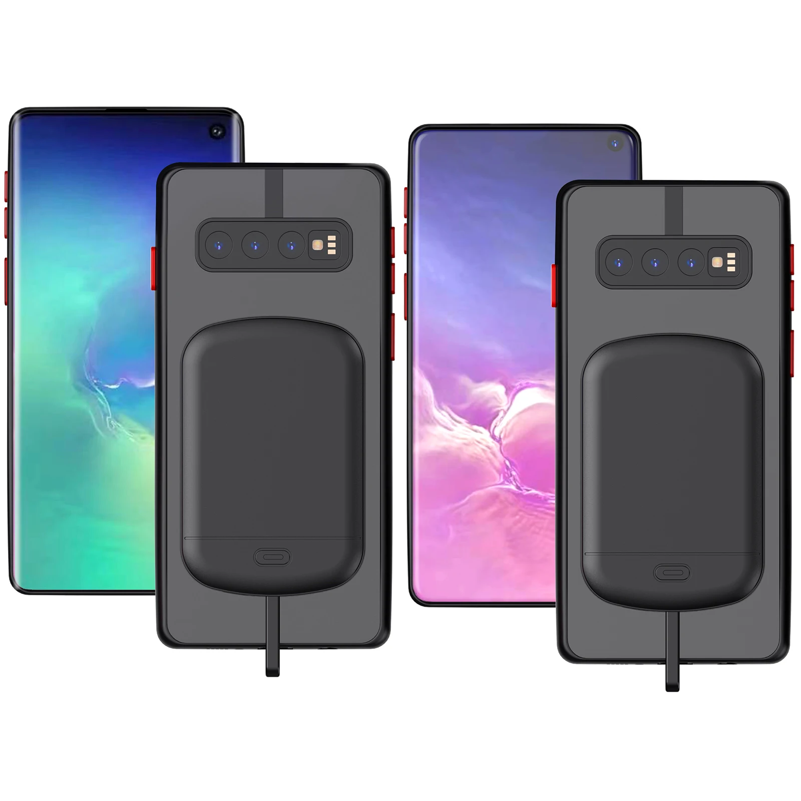 

S10e Smart battery charger cases For Samsung Galaxy S10 Plus S10E Portable power bank Magnetic charging Cover Case with battery