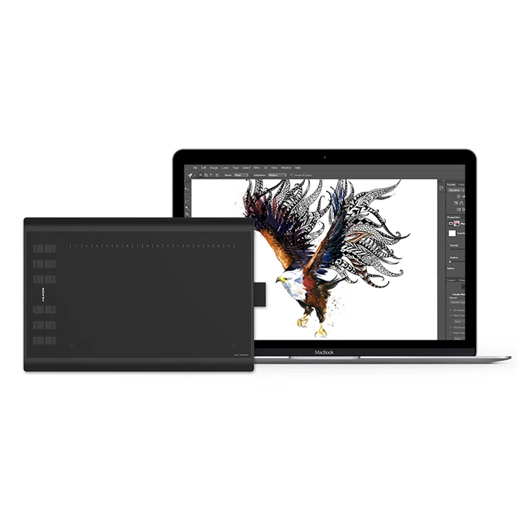 

Графический планшет Huion H1060P, 10 дюймов, с ручкой