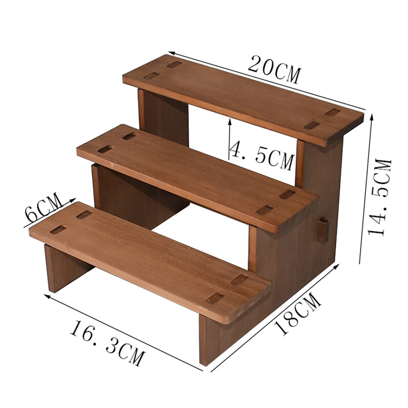 

Деревянная многоярусная подставка для украшений