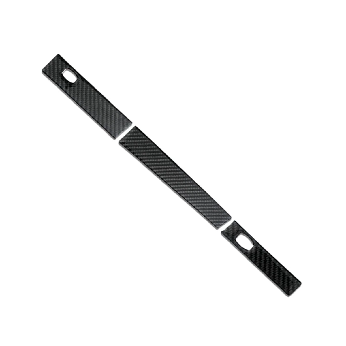 

3Pcs Car Carbon Fiber Co-Pilot Water Cup Holder Frame Decoration Cover Trim for 5 Series E60 2005-2010 LHD
