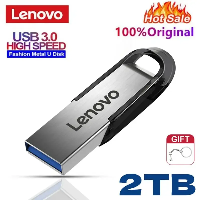 Lenovo 3.0 флэш-накопитель USB 1 ТБ металлический скоростной 512 256 ГБ USB-карта памяти для