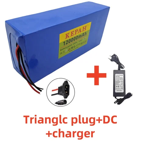 ❕ ✅ Литиевый аккумулятор 48 В 120 Ач 13s6p для моторизованного скутера Citycoco 120000 мАч 2000 Вт со встроенным 50 А BMS 1% новый оригинальный 🎡 🛒