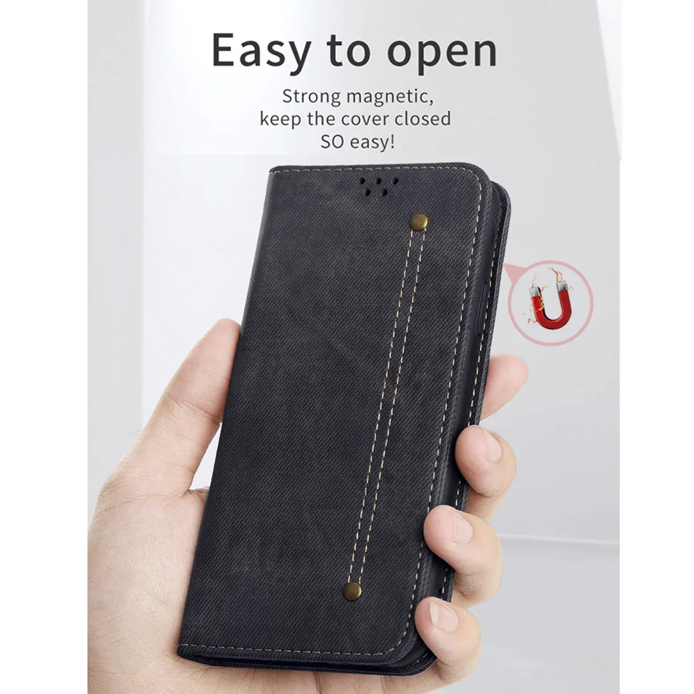 Кожаный чехол-книжка с отделениями для карт Realme 9 Pro Plus |