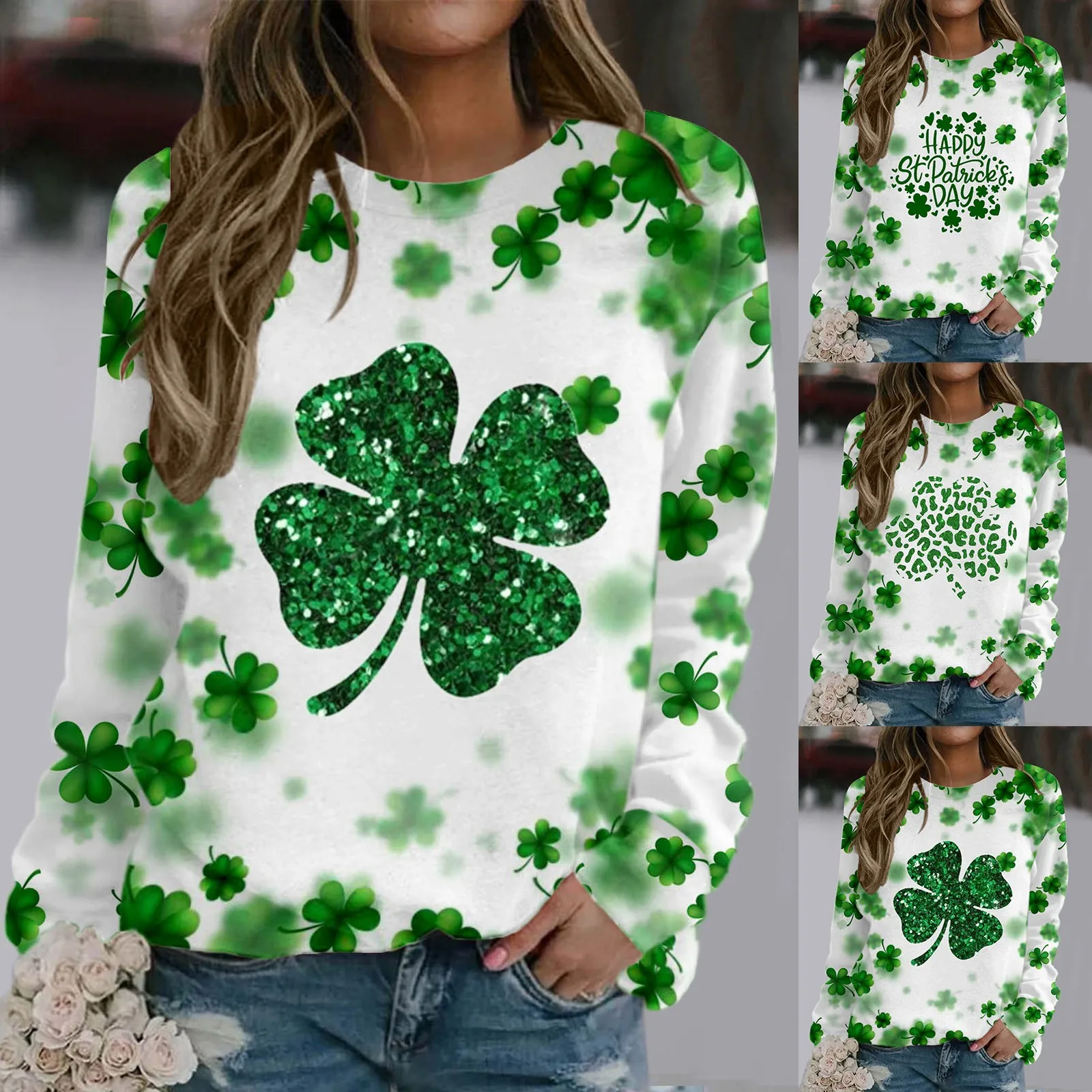 

Женский комбинезон с длинным рукавом, с принтом