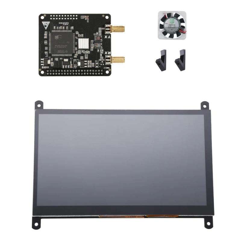 Фото Новый модуль программно-определяемого радиоустройства Radioberry V2.0 SDR 10CL025 + 7-дюймовый сенсорный экран DSI для Raspberry Pi №2