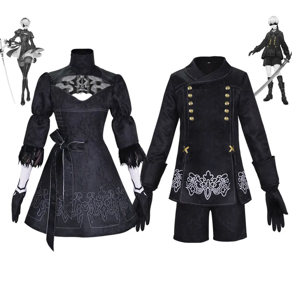 

Nier 2b Cosplay Nier Automata Yorha Cosplay YoRHa No. 2 Type B Costume Anime Women Dress Fancy Halloween Girls Party Clothes