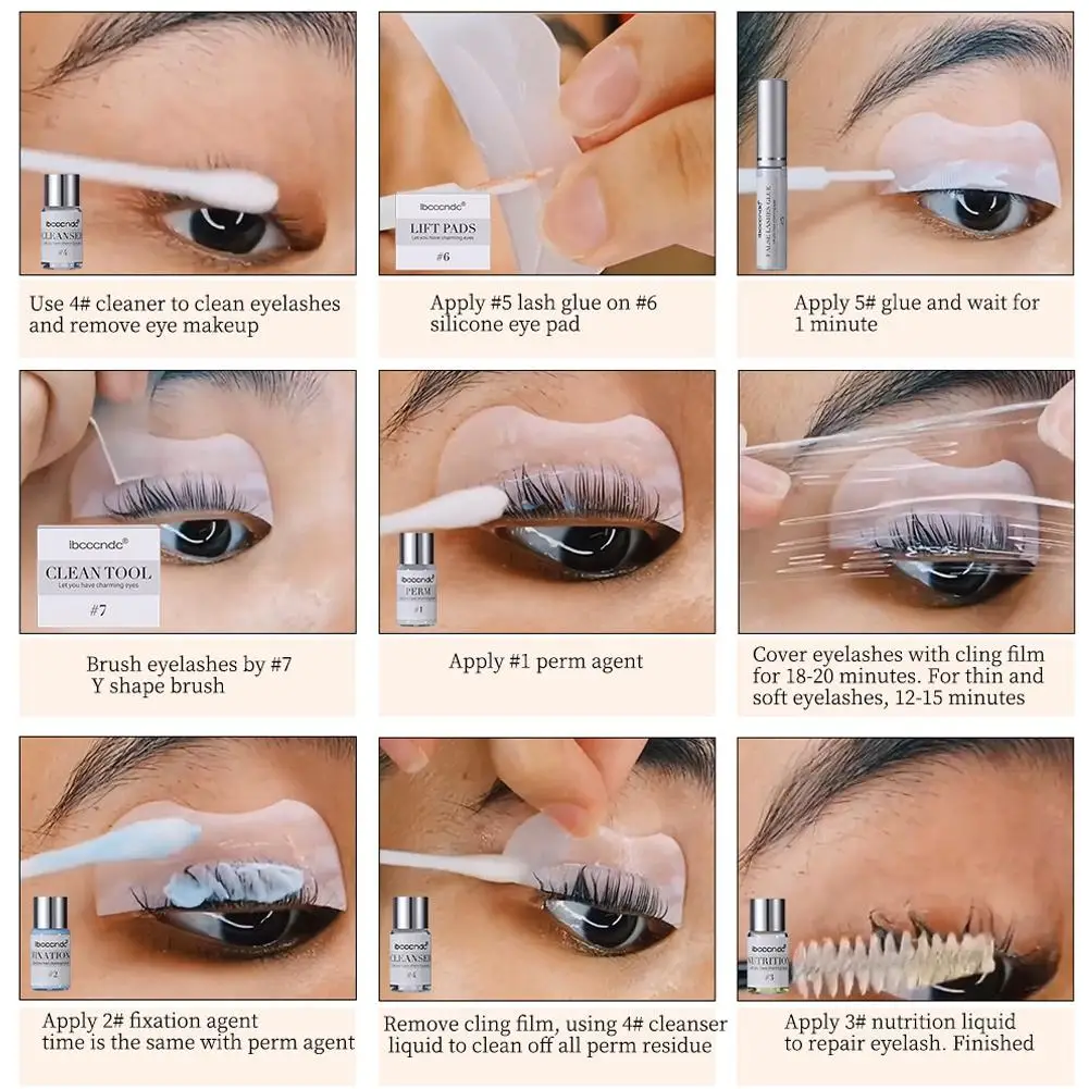 Набор инструментов для подтяжки ресниц Ibcccndc профессиональный Полный