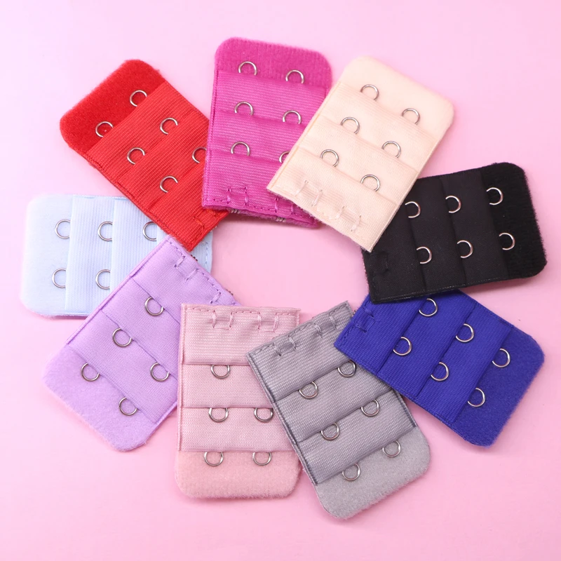 

4/5pcs Intimates Accessories Expander Adjustable Belt Buckle Hook Bra Extender For Women's Elastic Bra Extension Strap Hook Clip