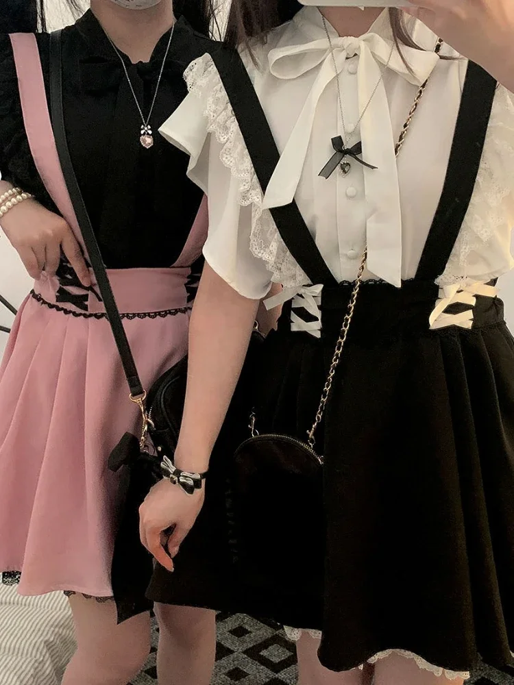 Новинка лета 2024 кружевные короткие юбки в японском стиле &quotЛолита&quot милая