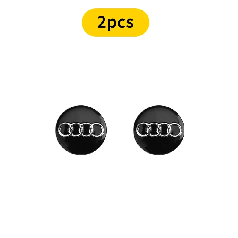 

16 мм 14 мм для Audi Q5 Q3 Q7 R8 A3 A4L A5 A6L A8 A1 TT 8L A4 A5 A6 Корпус автомобильного ключа с дистанционным управлением Чехол Алюминиевая эмблема Символ Наклейка