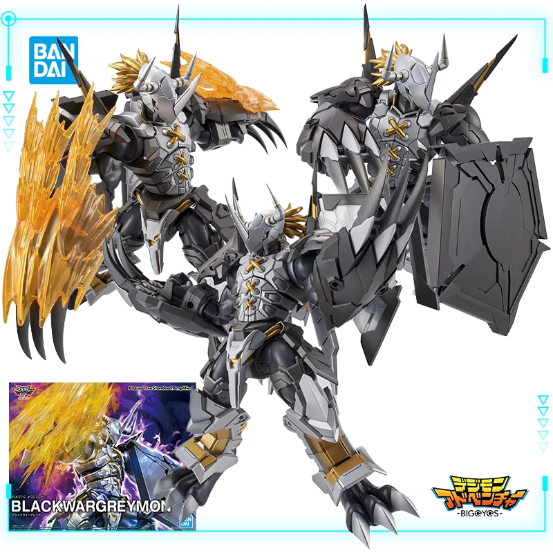 Bandai оригинальные Digimon Adventure 02 черная фигурка WarGreymon стандартные усиленные модели в