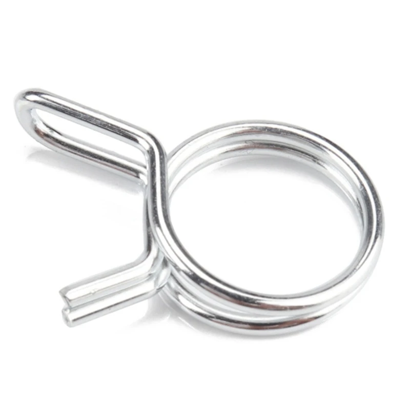 150Pcs Stainless Steel Spring Clip Hose Clamp & 4Pcs Check Valve 3/8 Inch 10 Mm ABS Plug-In |