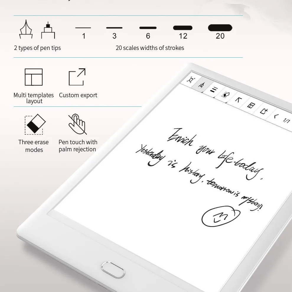 

7.8inch Likebook E-paper Book Read With You Review Novels Office Touch Screen Smart Reader Extracurricular Learning Ebook