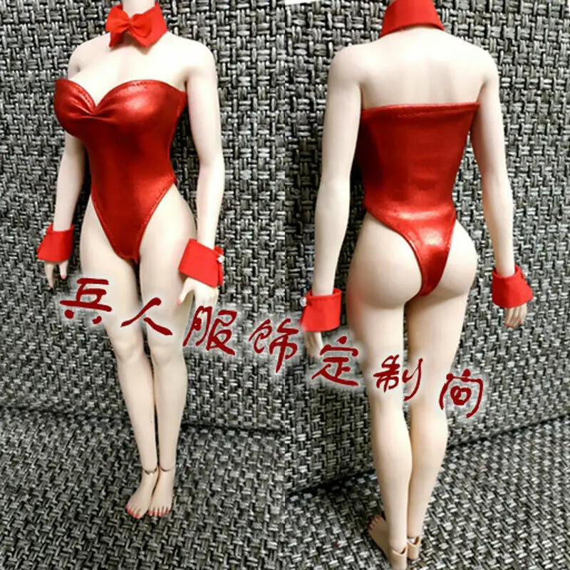 

Custom 1/6 Scale Female Soldier Bunny Girl Clothes Model for 12" Body figure