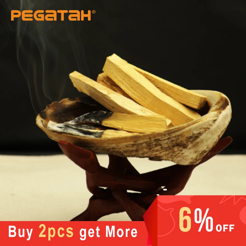 Ароматизированные палочки Palo Santa с ладаном натуральные сырые деревянные полоски