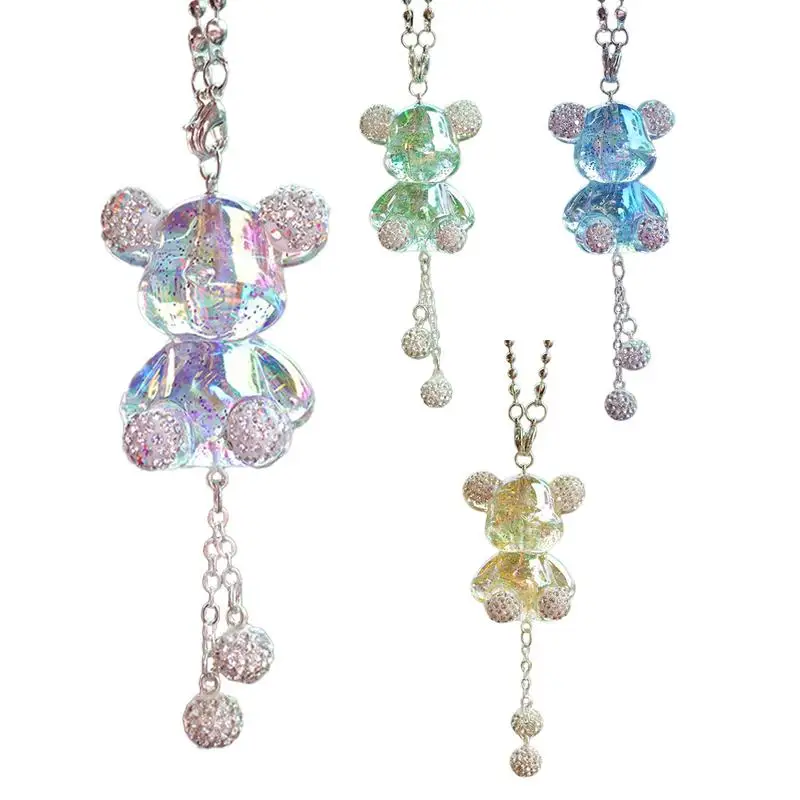 

Подвесные аксессуары для зеркала заднего вида в форме медведя, украшение для зеркала заднего вида, привлекательный мультяшный подвесной Карманный кулон