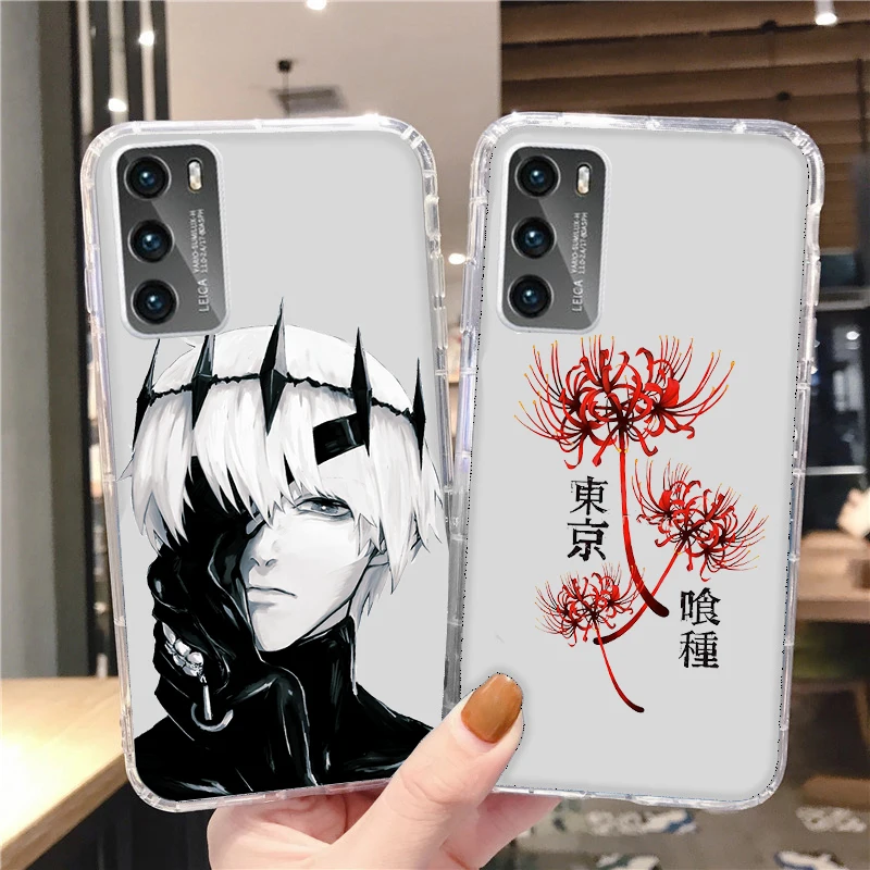 

Tokyo Ghoul transparent phone case for huawei honor mate p30 p20 p50 p40 50 8x 9c 8a lite pro plus