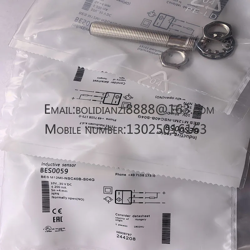Новый датчик приближения BES0059 BES M12MI-NSC40B-S04G