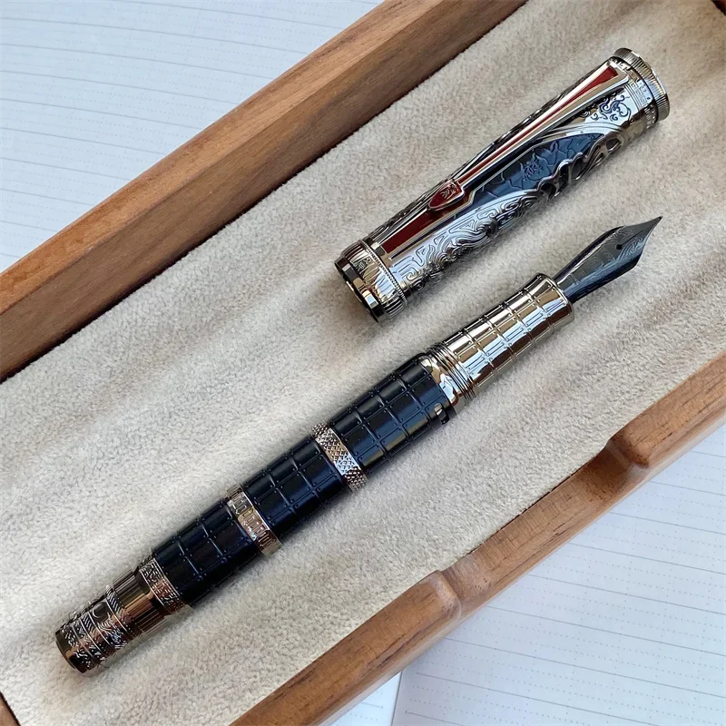 

Hongdian Цинь металлическая перьевая ручка EF/F