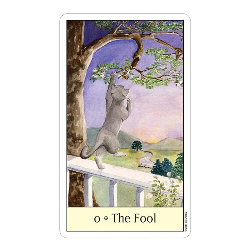 Pаспродажа Кошачий глаз Tarot 12x7 см карточные игры
