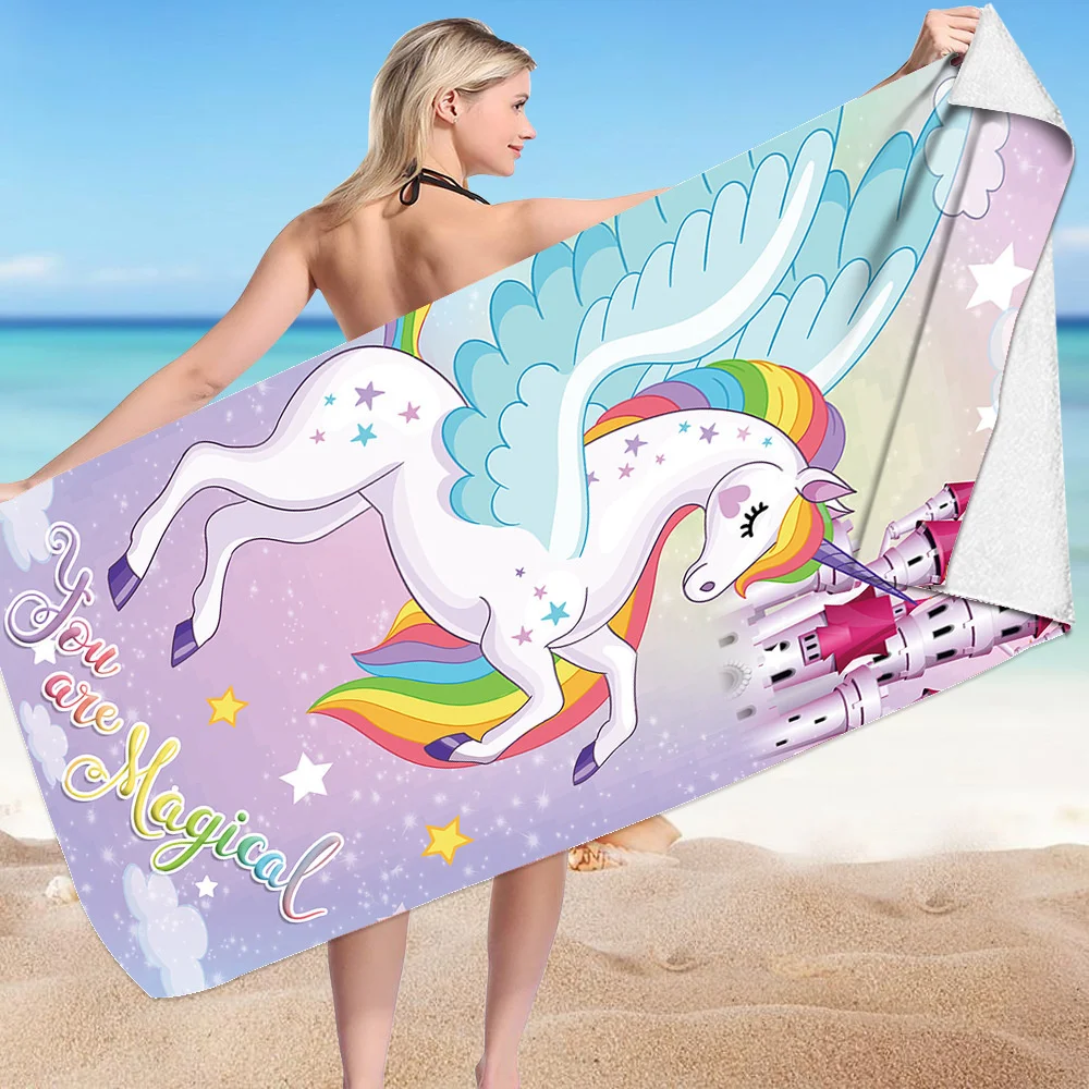 Microfiber Sand Free Personalized Bath Towels Beach Cushion Quick Dry Summer Sport Swimming Towels