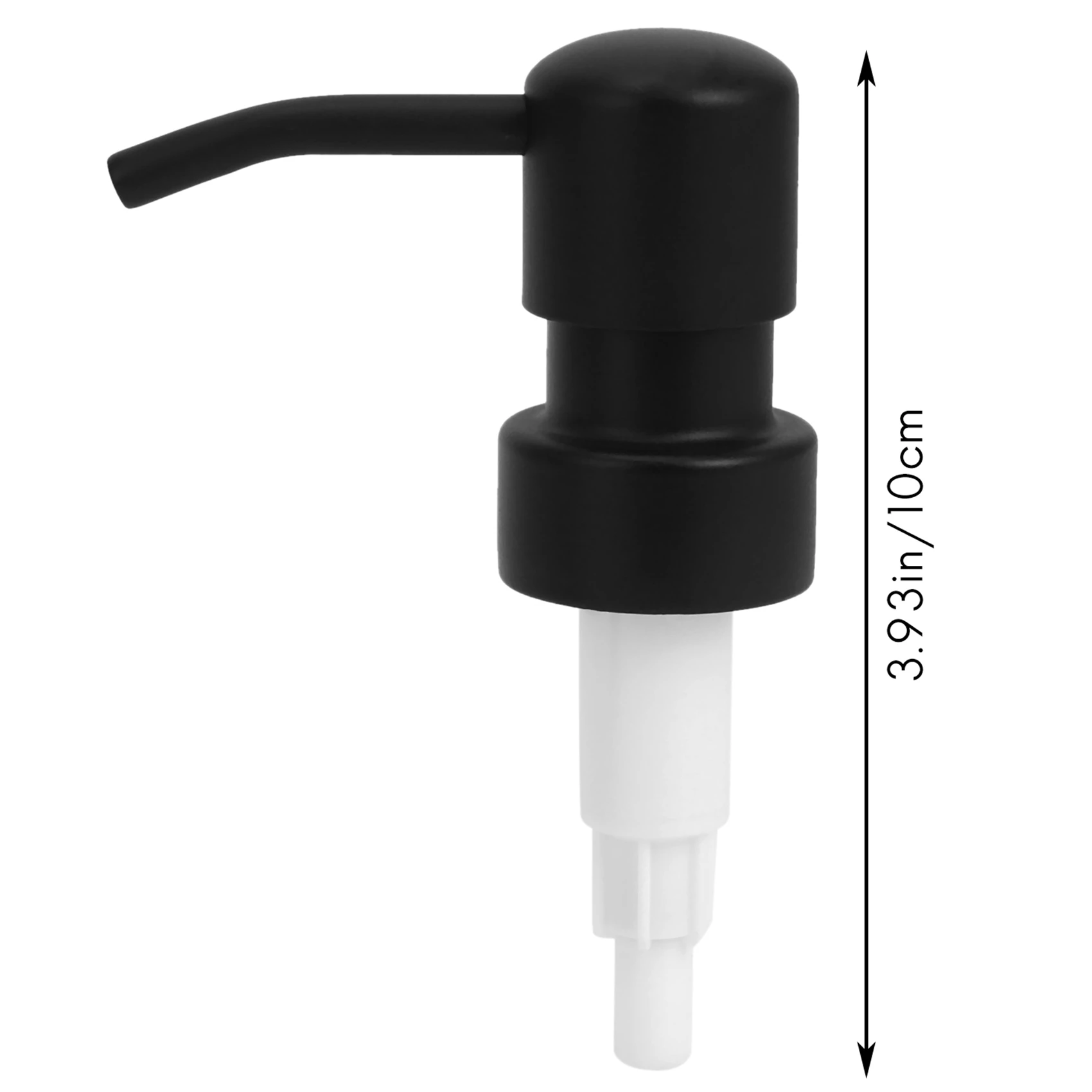 Диспенсер для мыла сменный насос 4 шт. нержавеющий из нержавеющей стали с черным