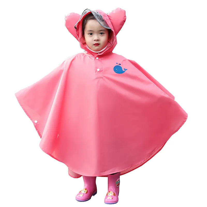 Дождевик детский непромокаемый с накидкой дождевик для учеников начальной школы