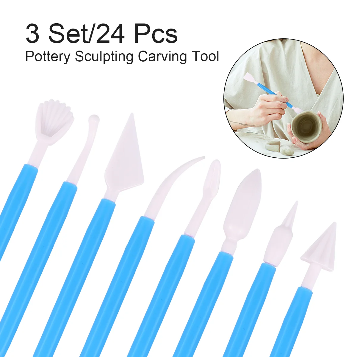 3 компл./умные инструменты для лепки из глины керамическая скульптура живопись