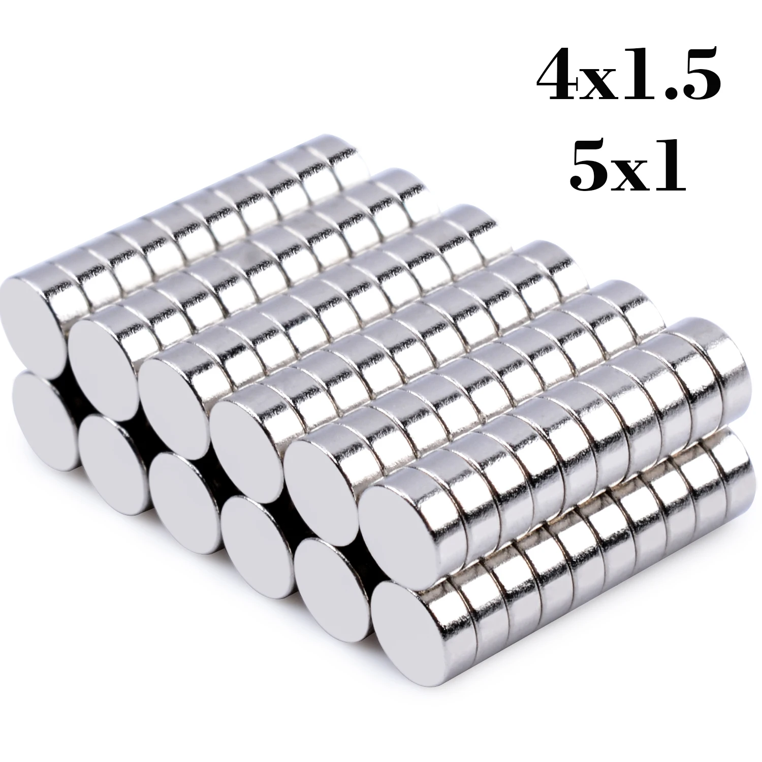 

10/20/50/500pcs 4x1.5 5x1mm Round Super Strong Magnets Small Neodymium Magnet Permanent N35 NdFeB Powerful Magnetic Imane Disc