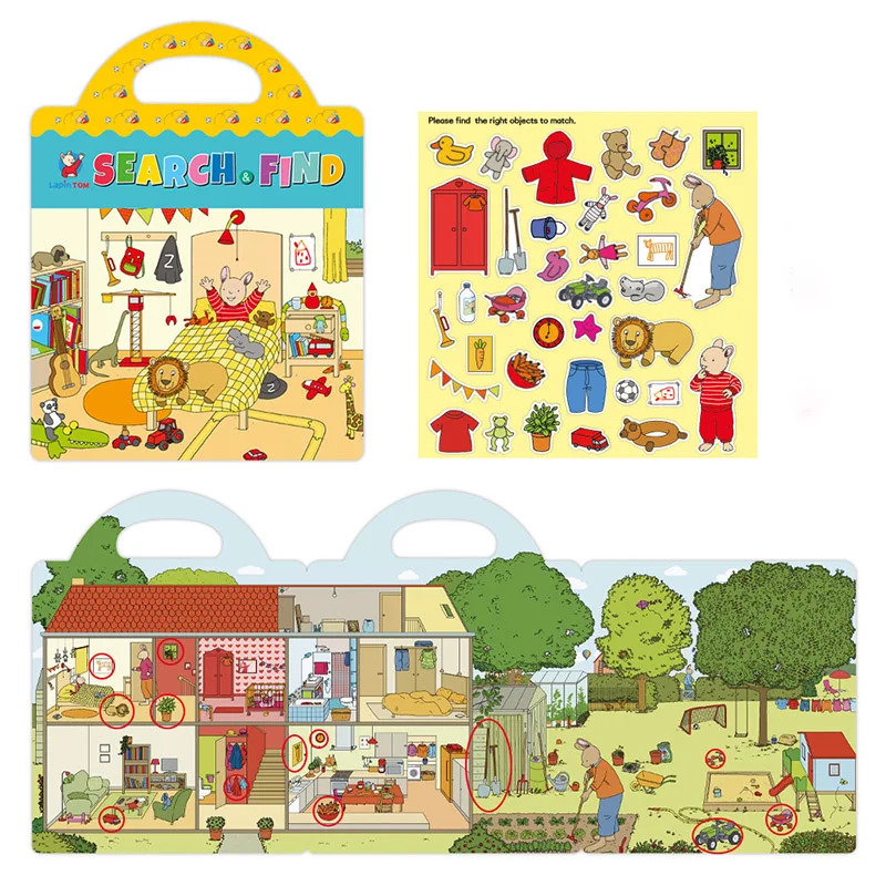 

Children Reusable Stickers Books Multiple Scenarios Stationery Stickers For Kids Cognition Learning Sticker Pack Puzzle Kit Toys